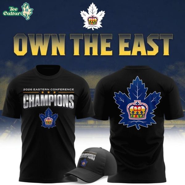 Toronto Marlies 2026 Eastern Conference Champions Black T-Shirt