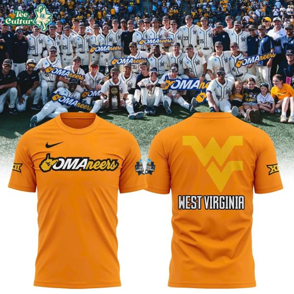 West Virginia Mountaineers 2026 NCAA Men’s Baseball Omaha College World Series T-Shirt-Orange