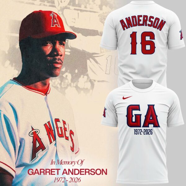 Limited Edition Los Angeles Angels Garret Anderson Tribute T-Shirt