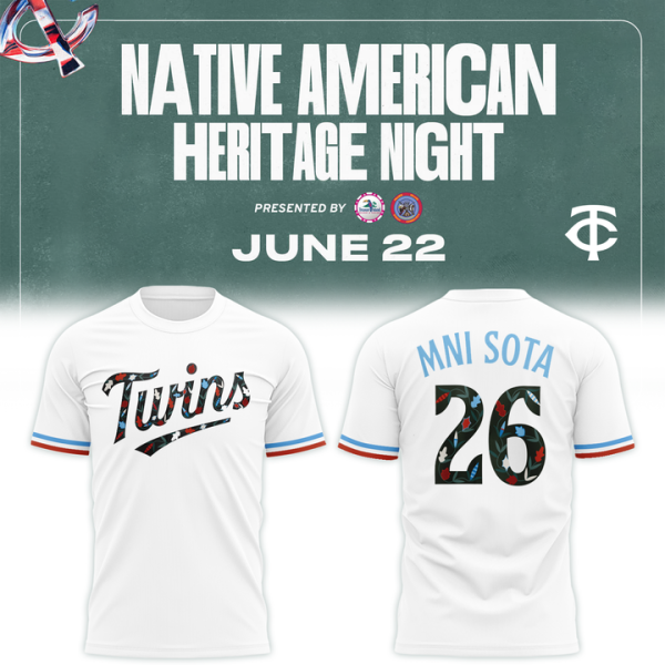 Minnesota Twins Native American Heritage Night 2026 Shirt