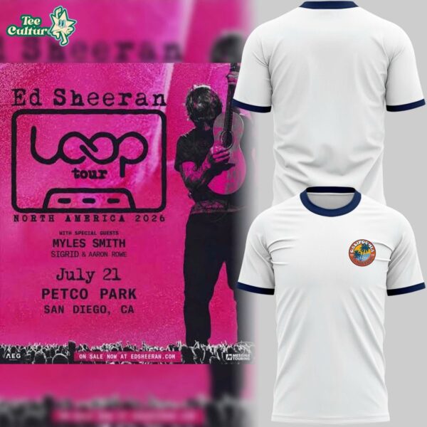 2026 Ed Sheeran Loop Tour California T-shirt