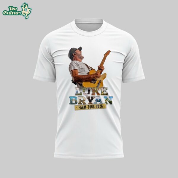 2026 Luke Bryan Farm Tour TShirt by Teesculture.com