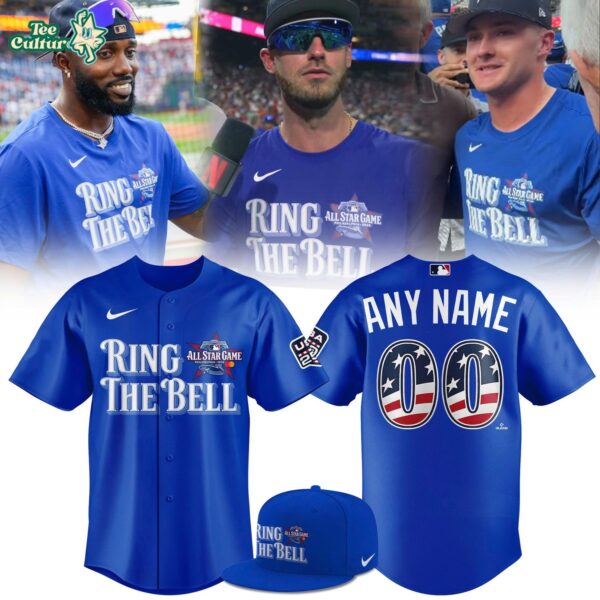 2026 MLB All-Star Game Ring The Bell Philadelphia Custom Name Baseball Jersey