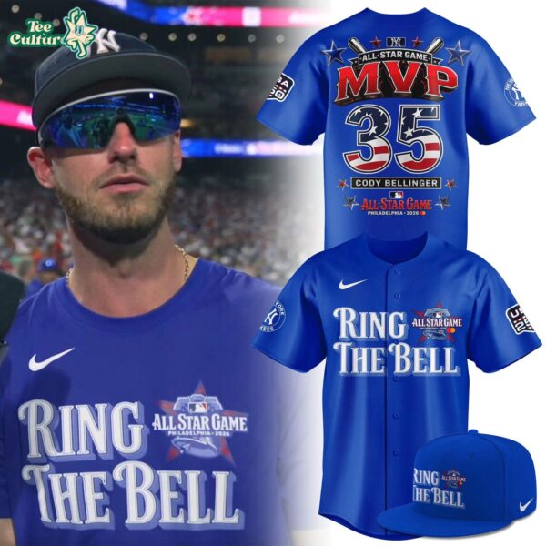 2026 Philadelphia MLB All-Star Game Cody Bellinger MVP Ring The Bell Limited Edition Baseball Jersey