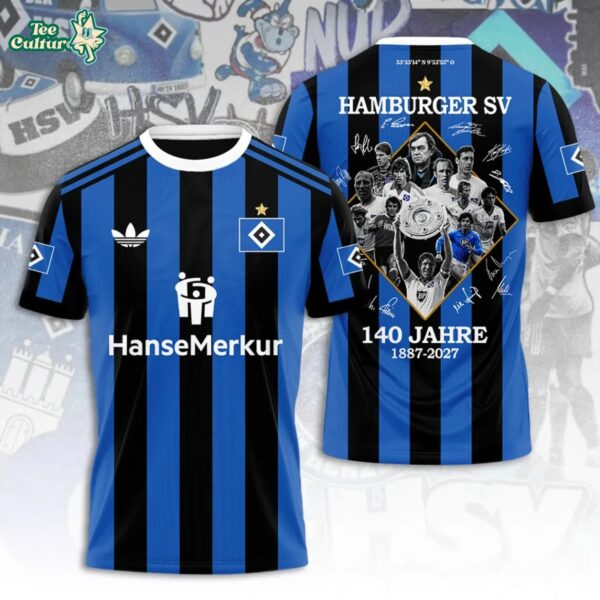 3D All Over Hamburger SV 140th Anniversary Limited Edition All Over Print Shirt