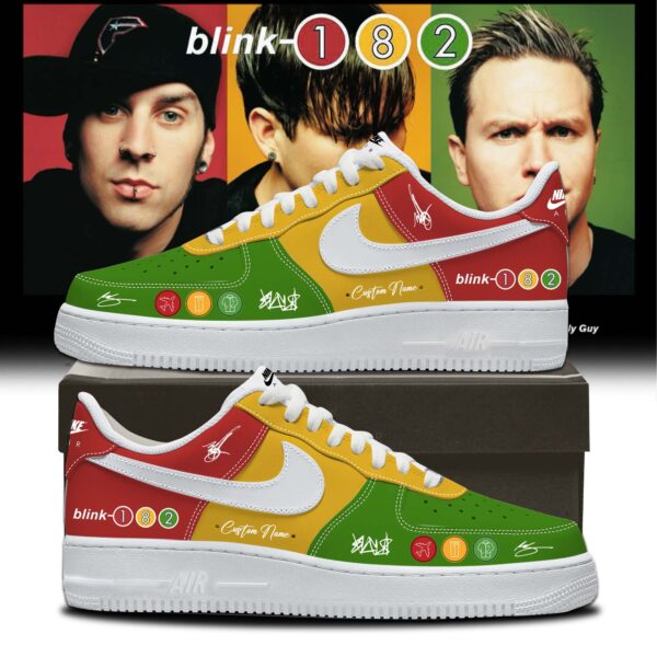 Blink-182 Take Off Your Pants and Jacket 25th Anniversary Day Pop-Up Limited Edition Air Force 1 Sneakers