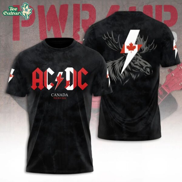 AC/DC Canada Tour 2026 Limited Edition Concert Shirt