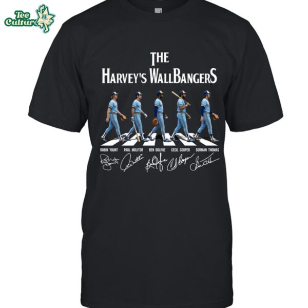 Abbey Road Milwaukee Brewers Harvey's Wallbangers Graphic Unisex T-Shirt