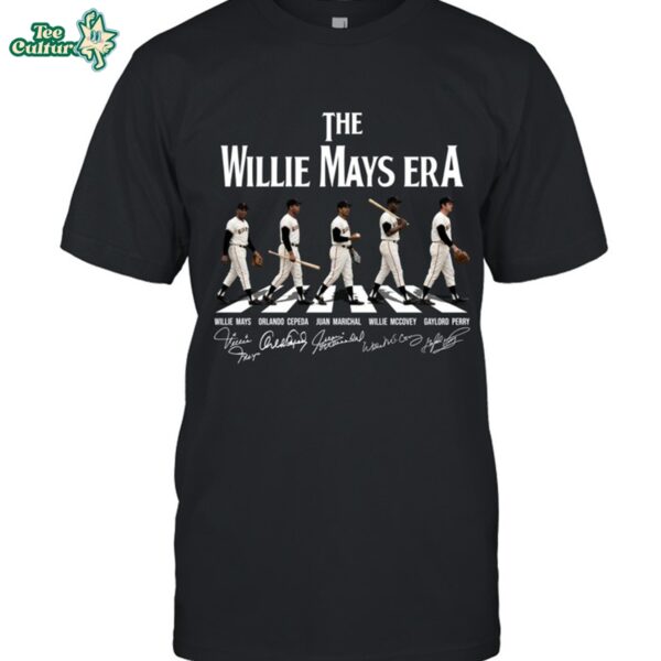 Abbey Road San Francisco Giants Willie Mays Era Graphic Unisex T-Shirt