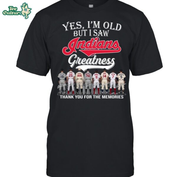 Abbey Road Yes, I'm Old But I Saw Browns Greatness Cleveland Guardians Graphic Unisex T-Shirt