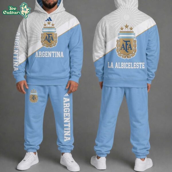 Argentina FIFA World Cup 2026 Special "La Albiceleste" Hoodie Jogger Set