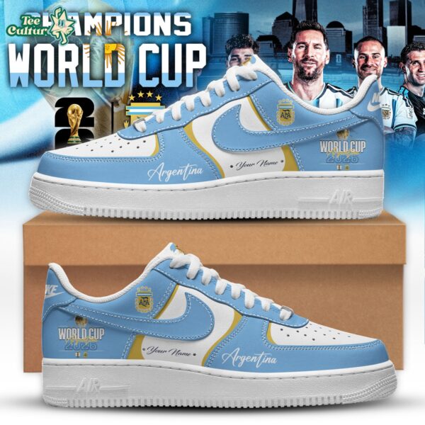 Argentina Special World Cup Champions 2026 Personalized Air Force 1