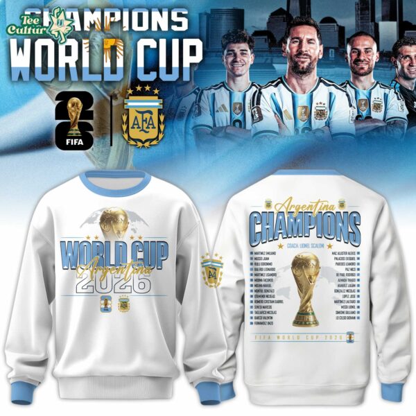 Argentina Team World Cup Champions 2026 Limited Edition Sweatshirt