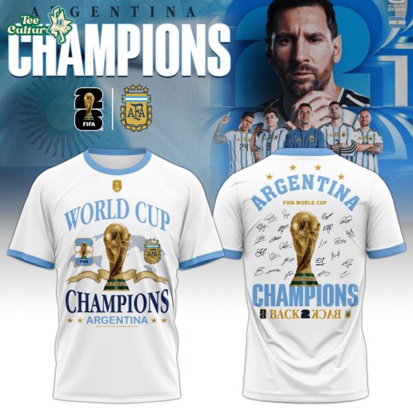 Argentina Team World Cup Champions 2026 Special Edition Shirt