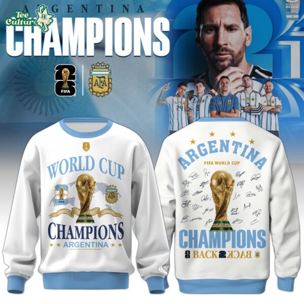 Argentina Team World Cup Champions 2026 Special Edition Sweatshirt