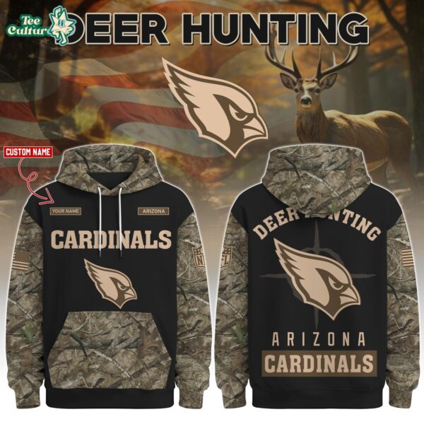 Arizona Cardinals Deer Hunting Limited Edition Hoodie – NFL Hunting Hoodie for Fans