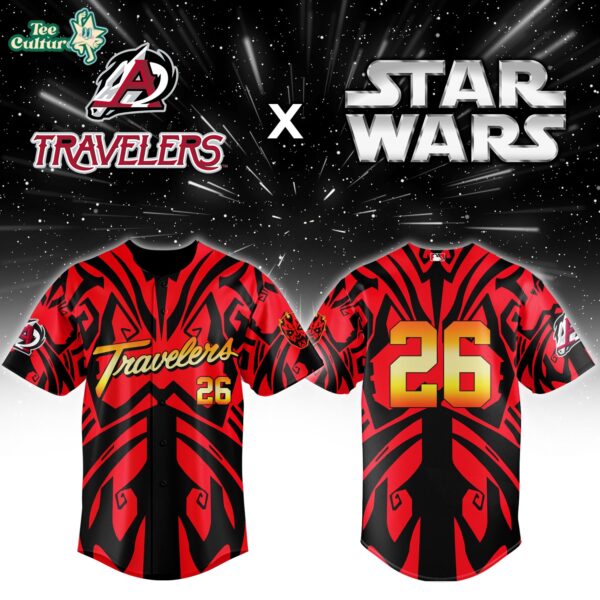 Arkansas Travelers Star Wars Darth Maul Grateful Night Limited Baseball Jersey