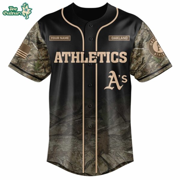 Athletics Deer Hunting Limited Edition Baseball Jersey by Teesculture.com