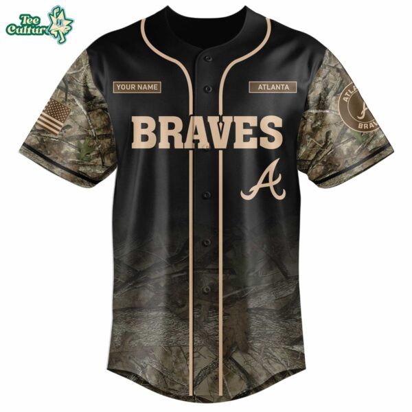 Atlanta Braves Deer Hunting Limited Edition Baseball Jersey by Teesculture.com