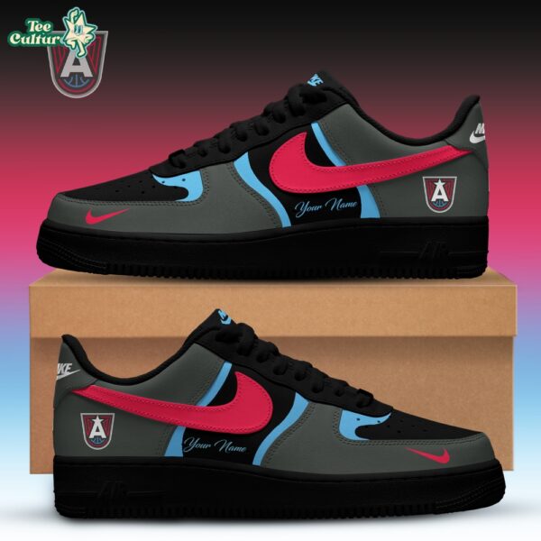 Atlanta Dream WNBA x Back 2 Black Edition Nike Air Force 1 Low Custom Shoes for Fans
