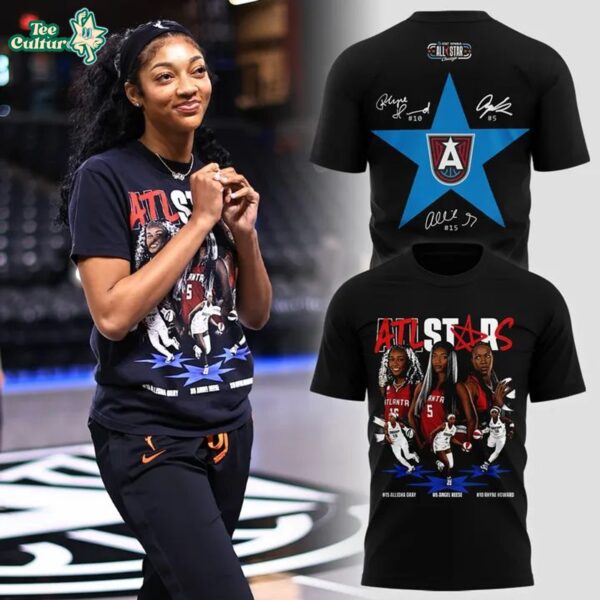 Atlanta Dream Wnba All-stars Print Allisha Gray, Angel Reese And Rhyne Howard Shirt