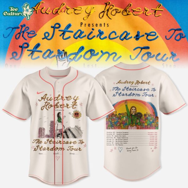 Audrey Hobert The Staircase To Stardom Tour Baseball Jersey Ver2