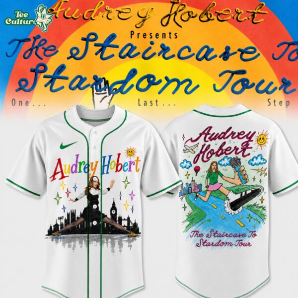 Audrey Hobert The Staircase To Stardom Tour Baseball Jersey Ver3