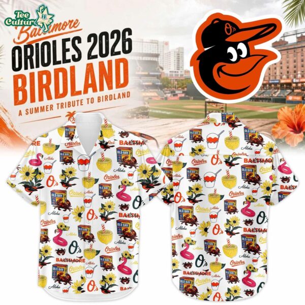 Baltimore Orioles 2026 A Summer Tribute To Birdland Hawaiian Shirt