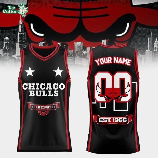 Basketball NBA Chicago Bulls Skyline Basketball Jersey