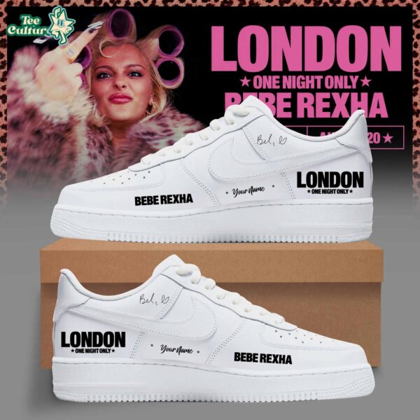 Bebe Rexha - Limited London AF1 2026 - White