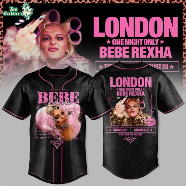 Bebe Rexha - Limited London Baseball Jersey 2026 V3