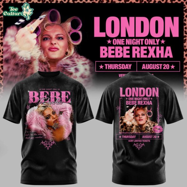 Bebe Rexha - Limited London Tshirt 2026 V