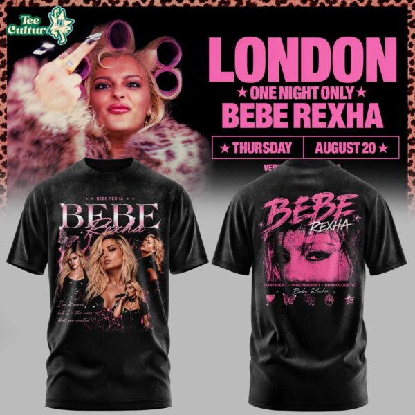 Bebe Rexha - Limited London Tshirt 2026 V2
