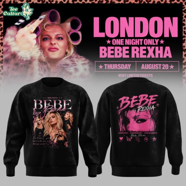 Bebe Rexha UK Tour At London Sweatshirt Collection Ver2
