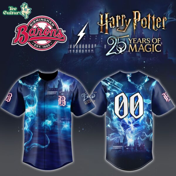 Birmingham Barons Harry Potter Night 2026 Personalized Baseball Jersey