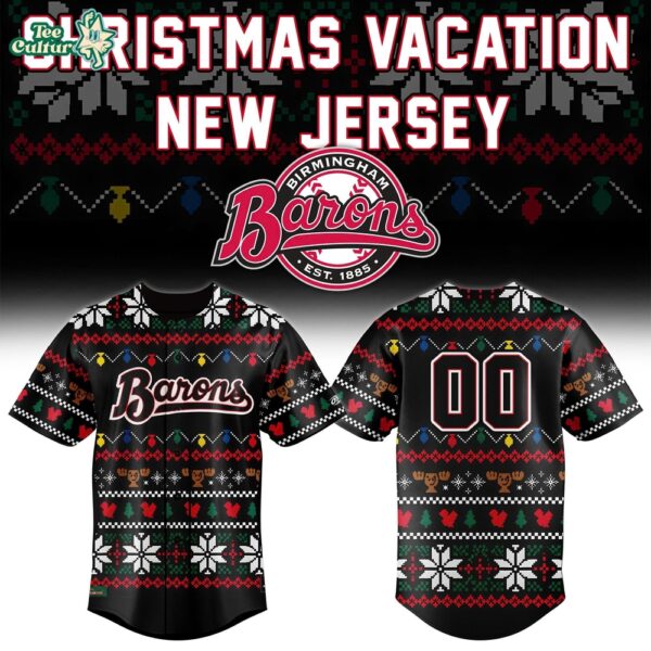 Birmingham Barons x Christmas Vacation Holiday Theme 2026 Baseball Jersey