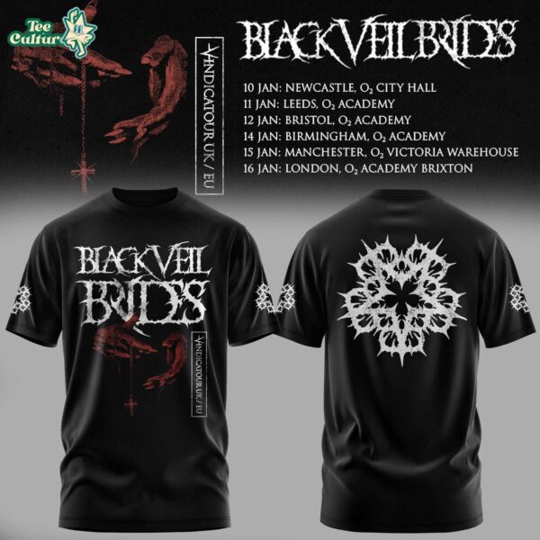 Black Veil Brides - UK Tour 2026 Collection Tshirt