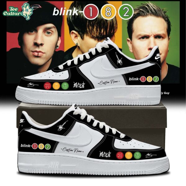 Blink-182 Take Off Your Pants and Jacket 25th Anniversary Day Pop-Up Limited Edition Air Force 1 Sneakers V4
