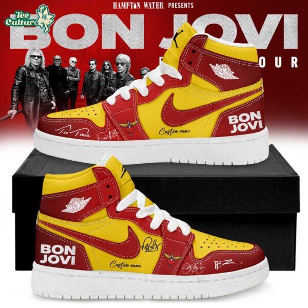 Bon Jovi - Forever Tour 2026 Signature Custom Name J1 Shoes V3