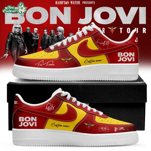 Bon Jovi - Forever Tour 2026 Signature Custom Name Shoes V2