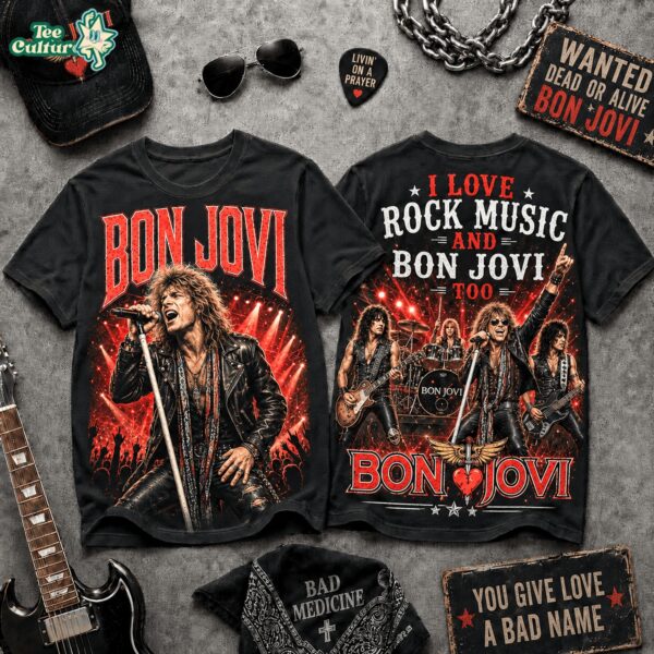 Bon Jovi Livin' On A Prayer Rock Legend T-shirt