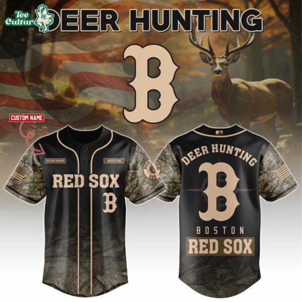 Boston Red Sox Deer Hunting Limited Edition Baseball Jersey