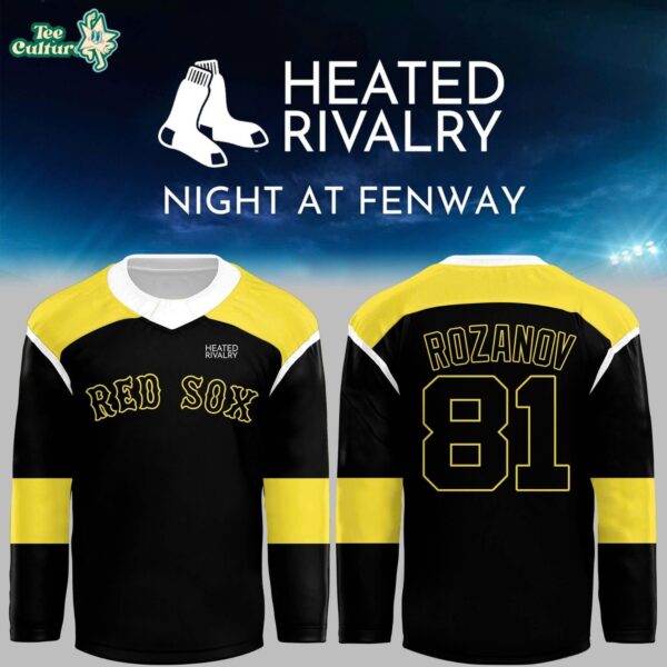 Boston Red Sox X Heated Rivalry Ilya Rozanov #81 Hockey Jersey