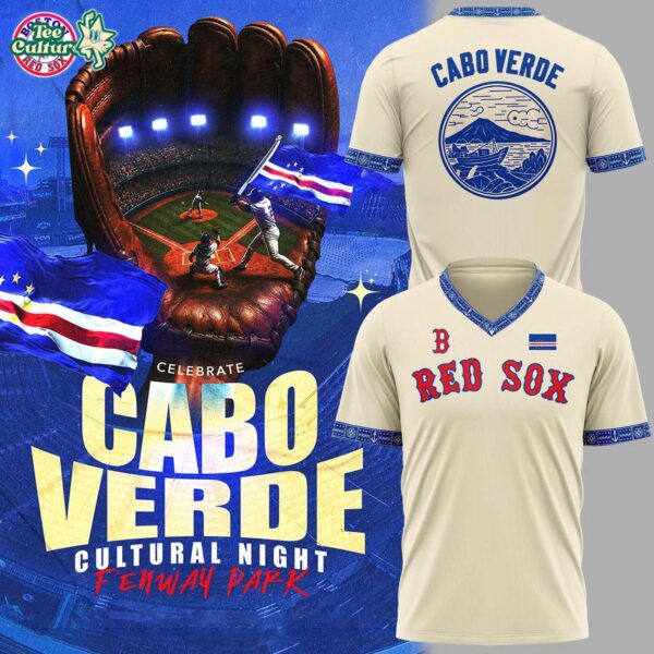 Boston Red Sox x Cabo Verde Cultural Night Fenway Park 2026 Baseball Jersey Shirt