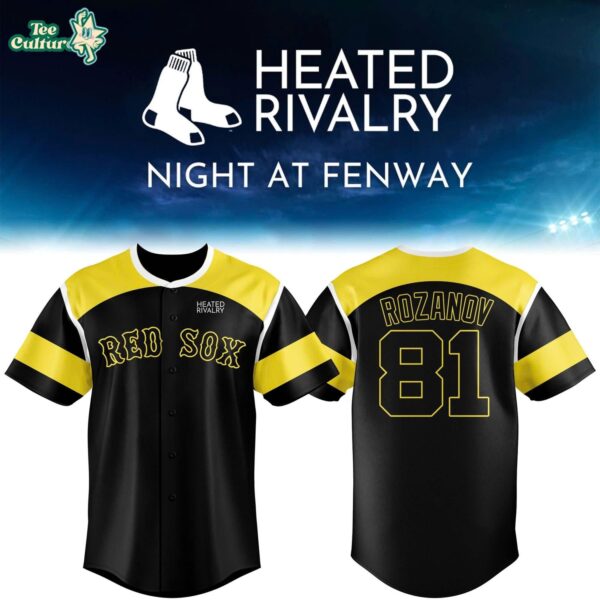Boston Red Sox x Heated Rivalry Ilya Rozanov #81 Limited Edition Baseball Jersey