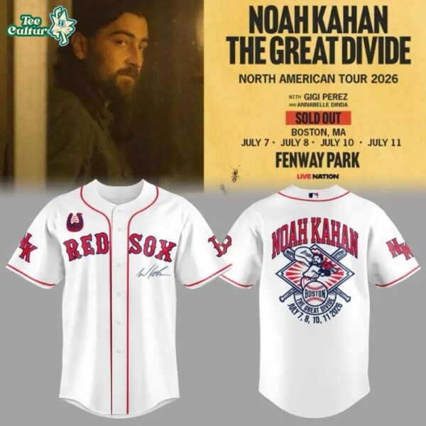 Boston Red Sox x Noah Kahanthe Great Divide World Tour 2026 Baseball Jersey