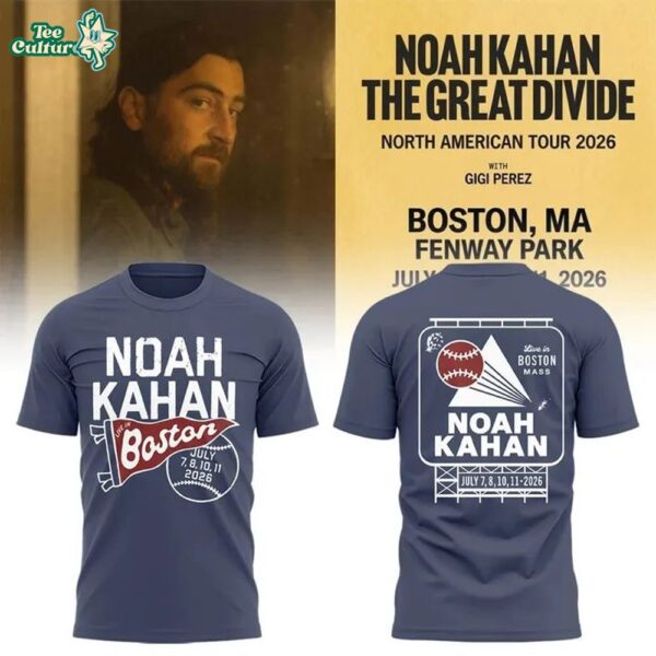 Boston Red Sox x Noah Kahanthe Great Divide World Tour Shirt