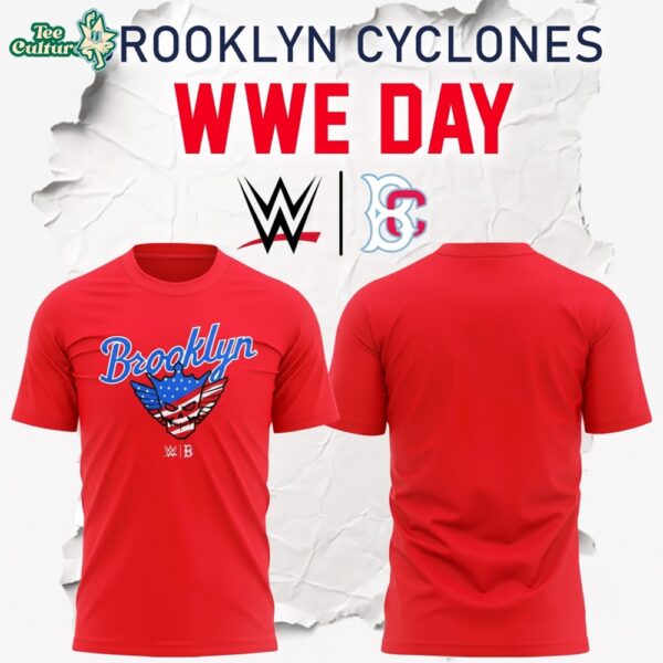 Brooklyn Cyclones 2026 WWE Day Special Red Shirt