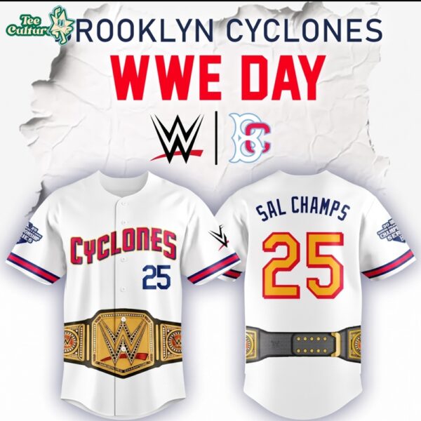 Brooklyn Cyclones WWE Day 2026 Limited Edition Baseball Jersey