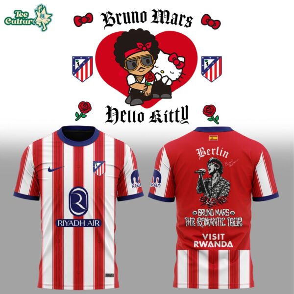 Bruno Mars The Romantic Tour 2026 Madrid Spain Exclusive Fan Shirt